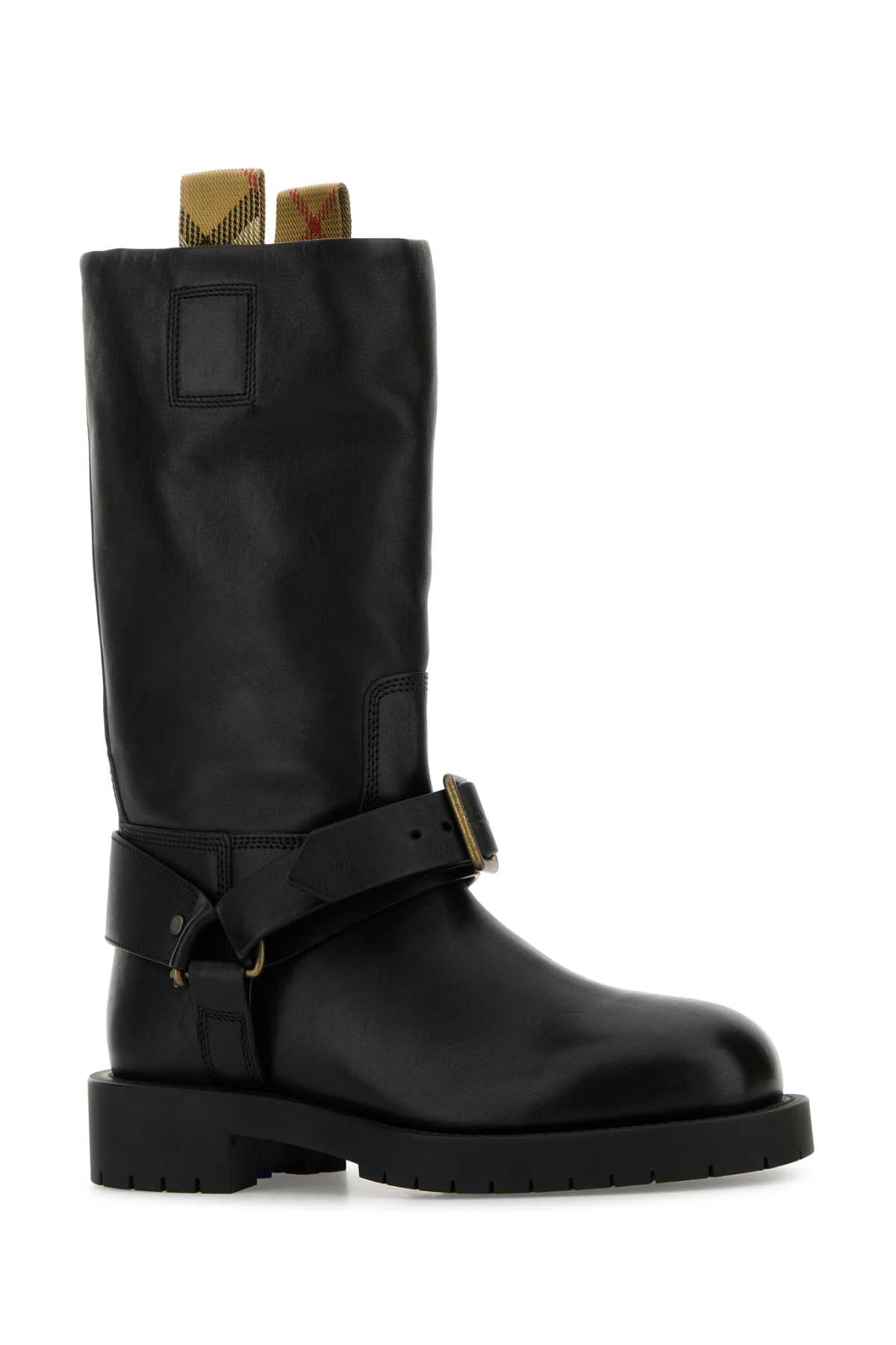 BURBERRY LF SOFT SADDLE LOW For Women Exterior: 100% Calf Lining: 100% Calf Sole: Rubber