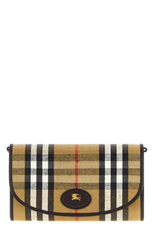BURBERRY 'Highlands' wallet on chain For Women 69% co, 21% vi, 10% li