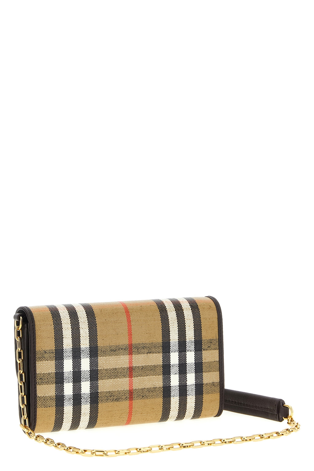 BURBERRY 'Highlands' wallet on chain For Women 69% co, 21% vi, 10% li