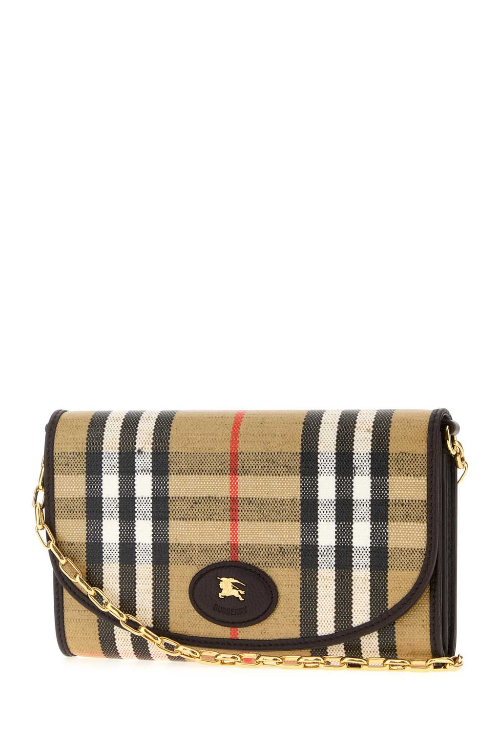 BURBERRY LS HIGHLANDS WOC WWW For Women Exterior: 69% Cotton 21% Viscose 10% Linen Lining: 100% Lamb Finishing: Golden metal