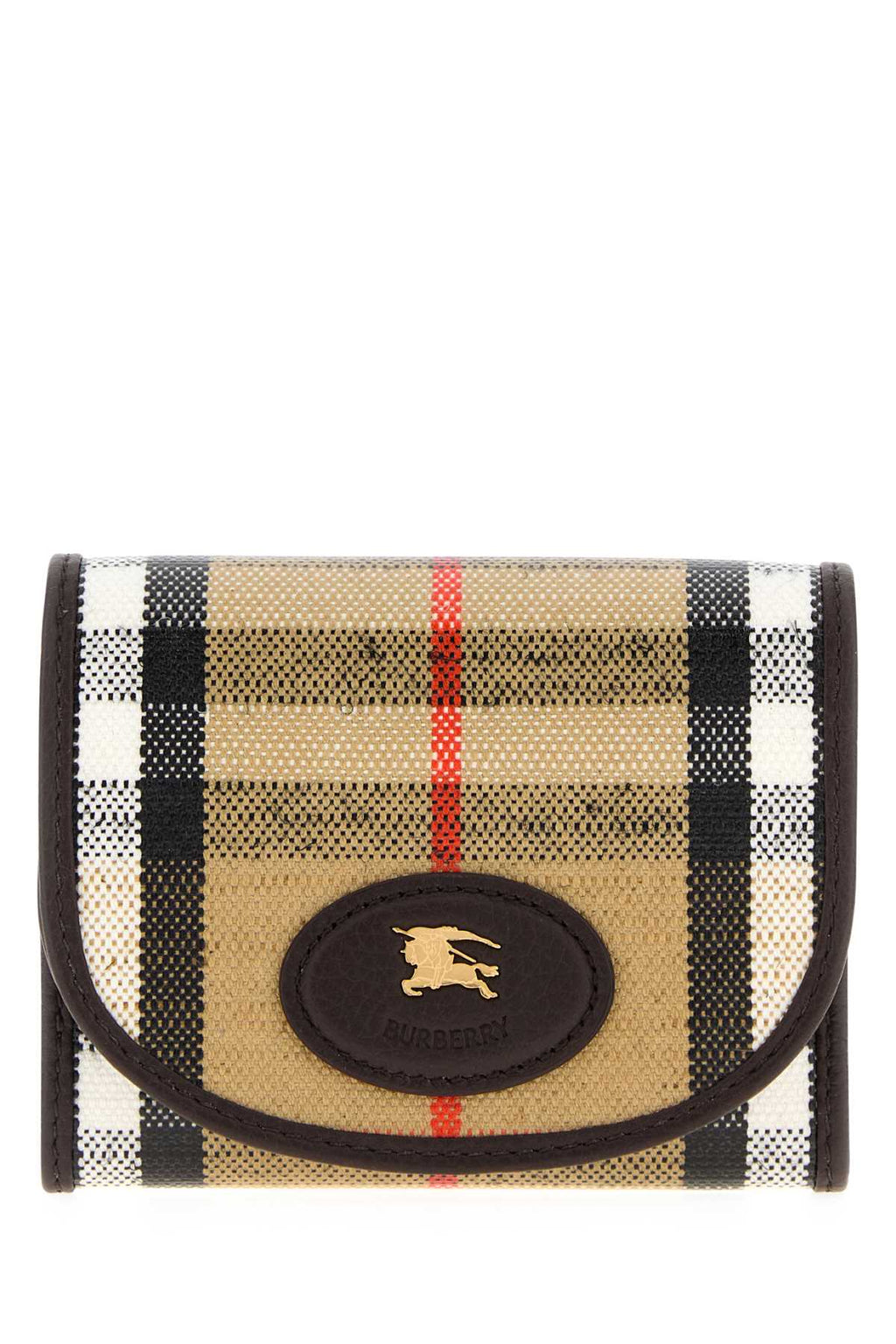BURBERRY LS HIGHLANDS COMPACT W WWW For Women Exterior: 100% Fabric Finishing: Golden metal