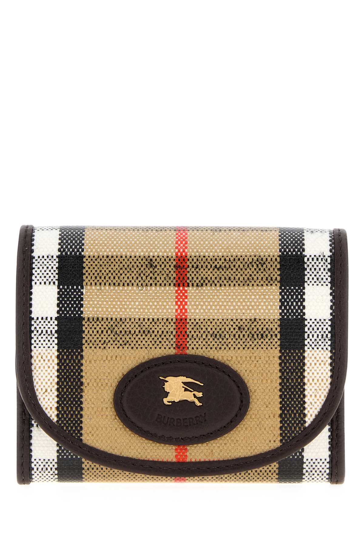 BURBERRY LS HIGHLANDS COMPACT W WWW For Women Exterior: 100% Fabric Finishing: Golden metal