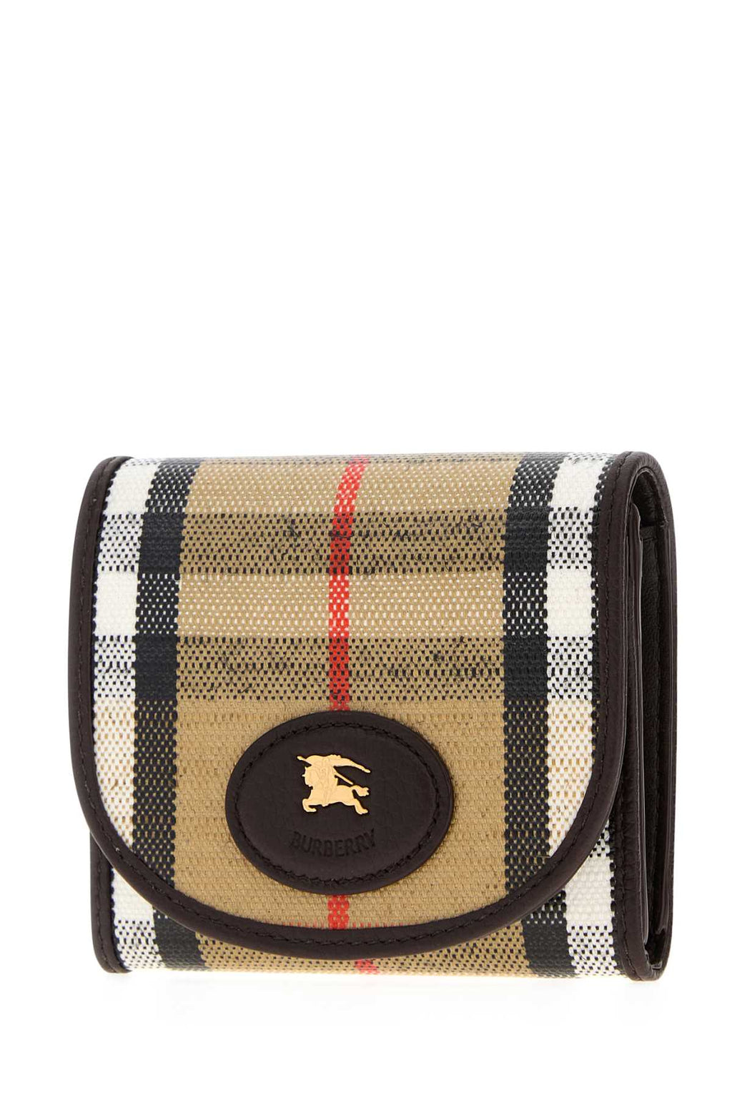 BURBERRY LS HIGHLANDS COMPACT W WWW For Women Exterior: 100% Fabric Finishing: Golden metal