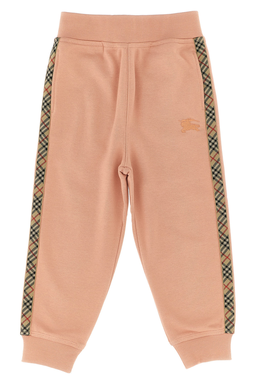 BURBERRY 'Jackson Check Tape' joggers For Baby girl 100% cotton