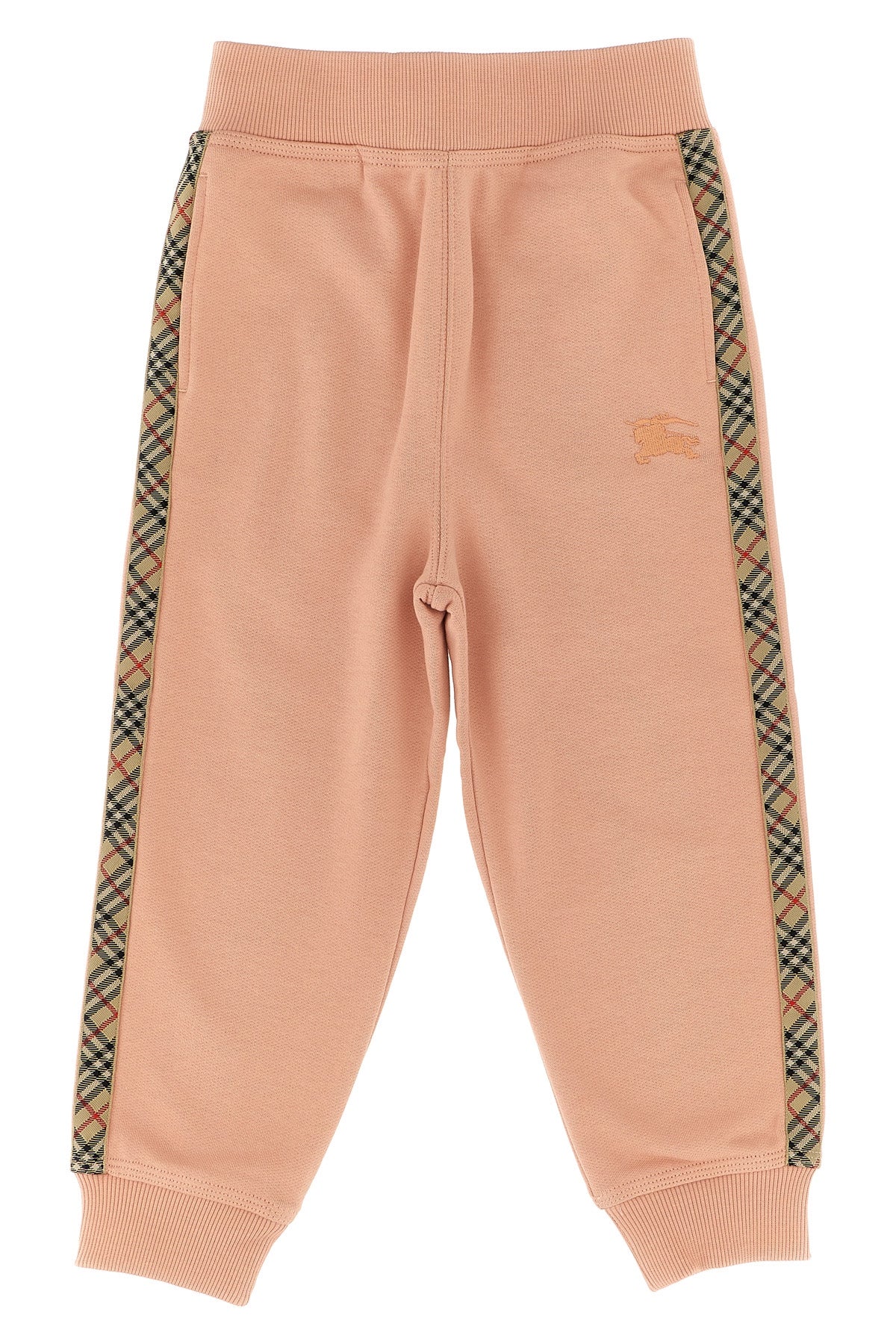 BURBERRY 'Jackson Check Tape' joggers For Baby girl 100% cotton