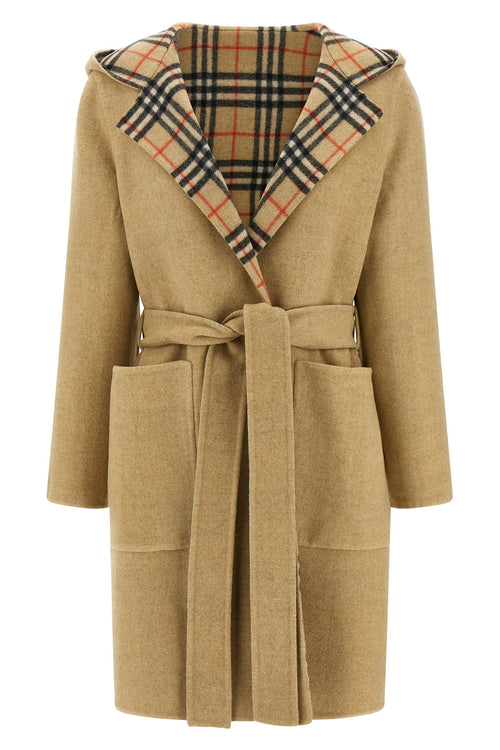 BURBERRY 'Hampshire' reversible coat For Women 100% wool