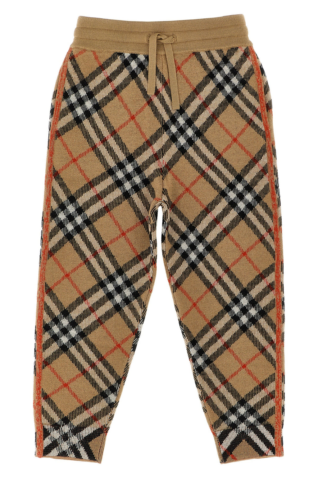 BURBERRY 'Gerard Bias' joggers For Unisex baby 100% wool