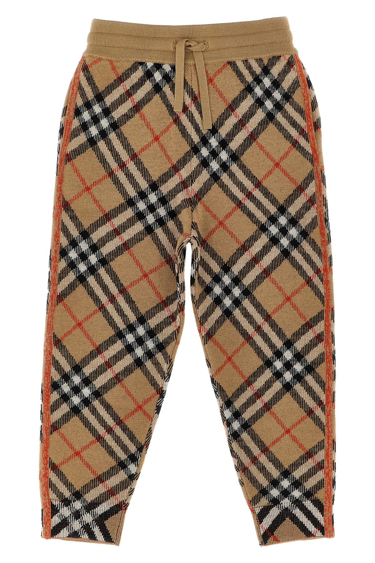 BURBERRY 'Gerard Bias' joggers For Unisex baby 100% wool