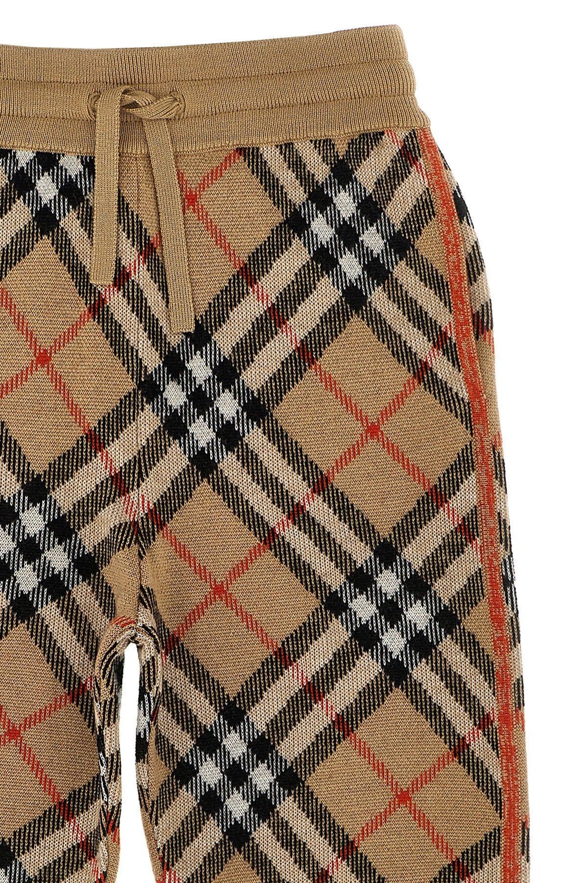 BURBERRY 'Gerard Bias' joggers For Unisex baby 100% wool