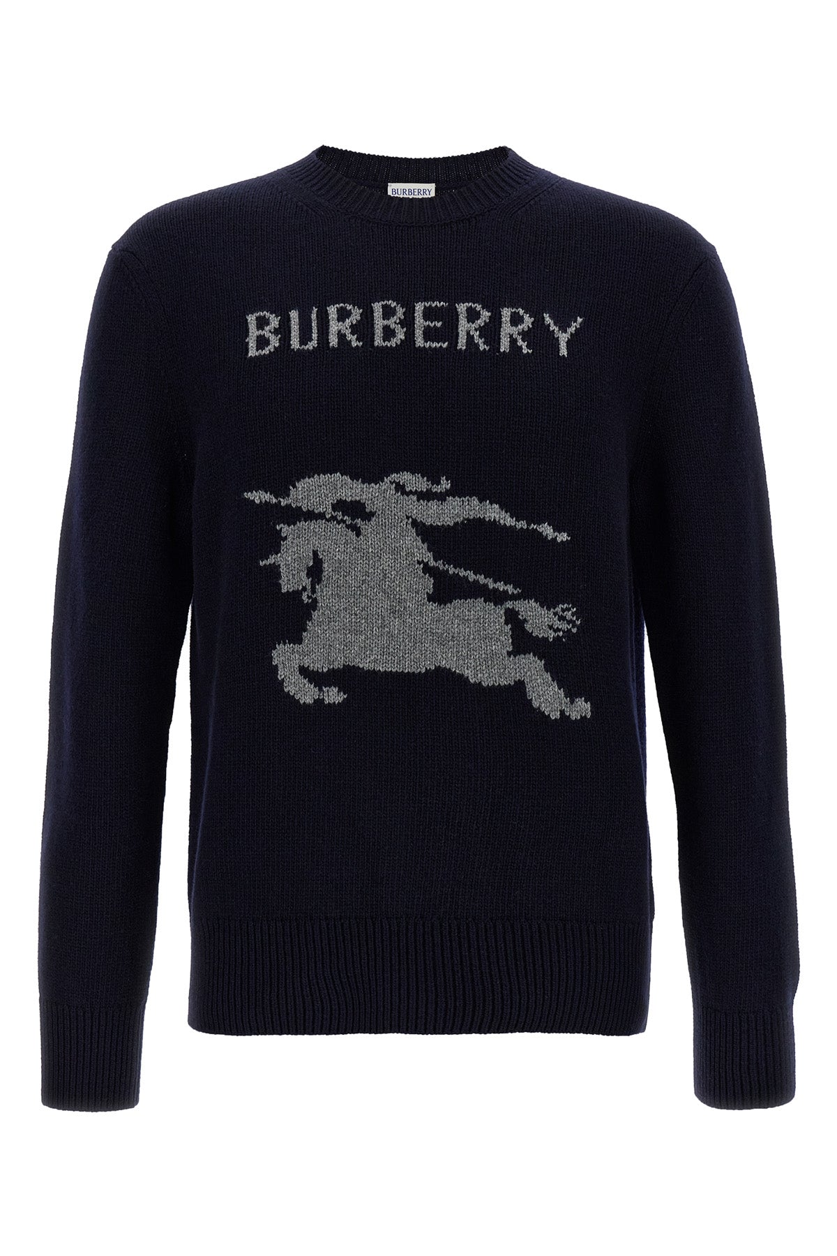 BURBERRY Logo intarsia sweater