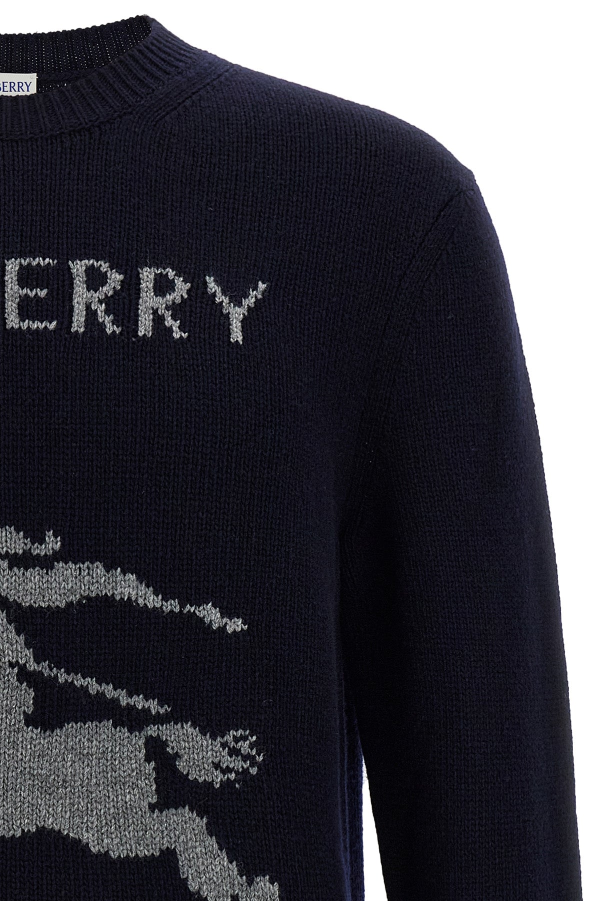 BURBERRY Logo intarsia sweater