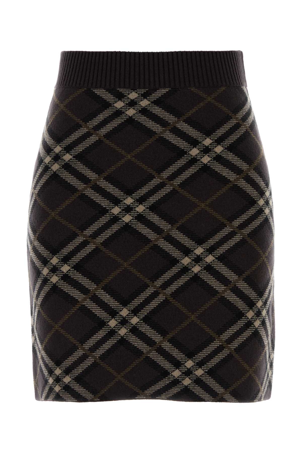 BURBERRY GINNY WCHK For Women Exterior: 71% Wool 27% Cashmere 1% Nylon 1% Elastane