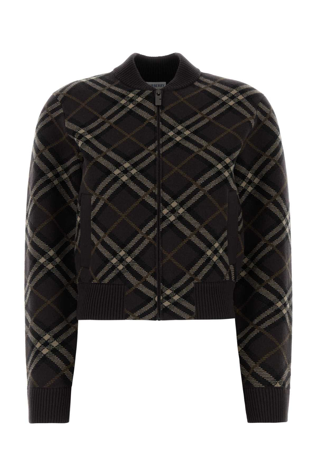 BURBERRY GENEVIEVE WCHK For Women Exterior: 70% Wool 27% Cashmere 2% Nylon 1% Elastane