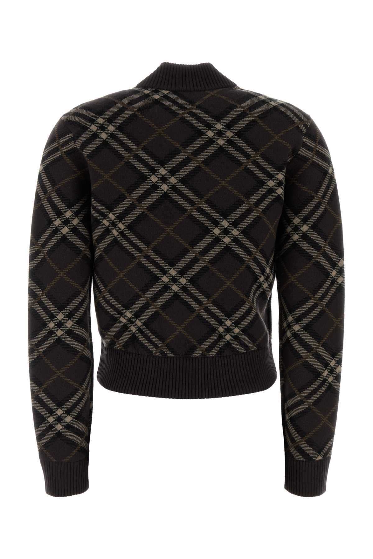 BURBERRY GENEVIEVE WCHK For Women Exterior: 70% Wool 27% Cashmere 2% Nylon 1% Elastane