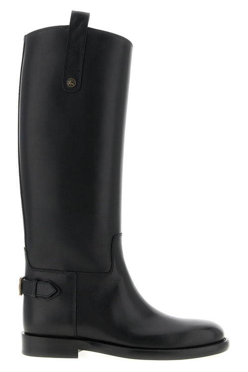 BURBERRY 'Cavalier' boots For Women 100% calfskin leather (Bos Taurus)