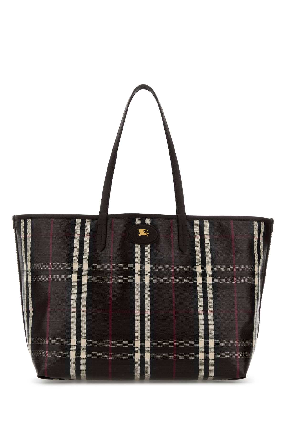 BURBERRY LL HIGHLANDS MD TOTE WWW For Women Exterior: 69% Cotton 21% Viscose 10% Linen