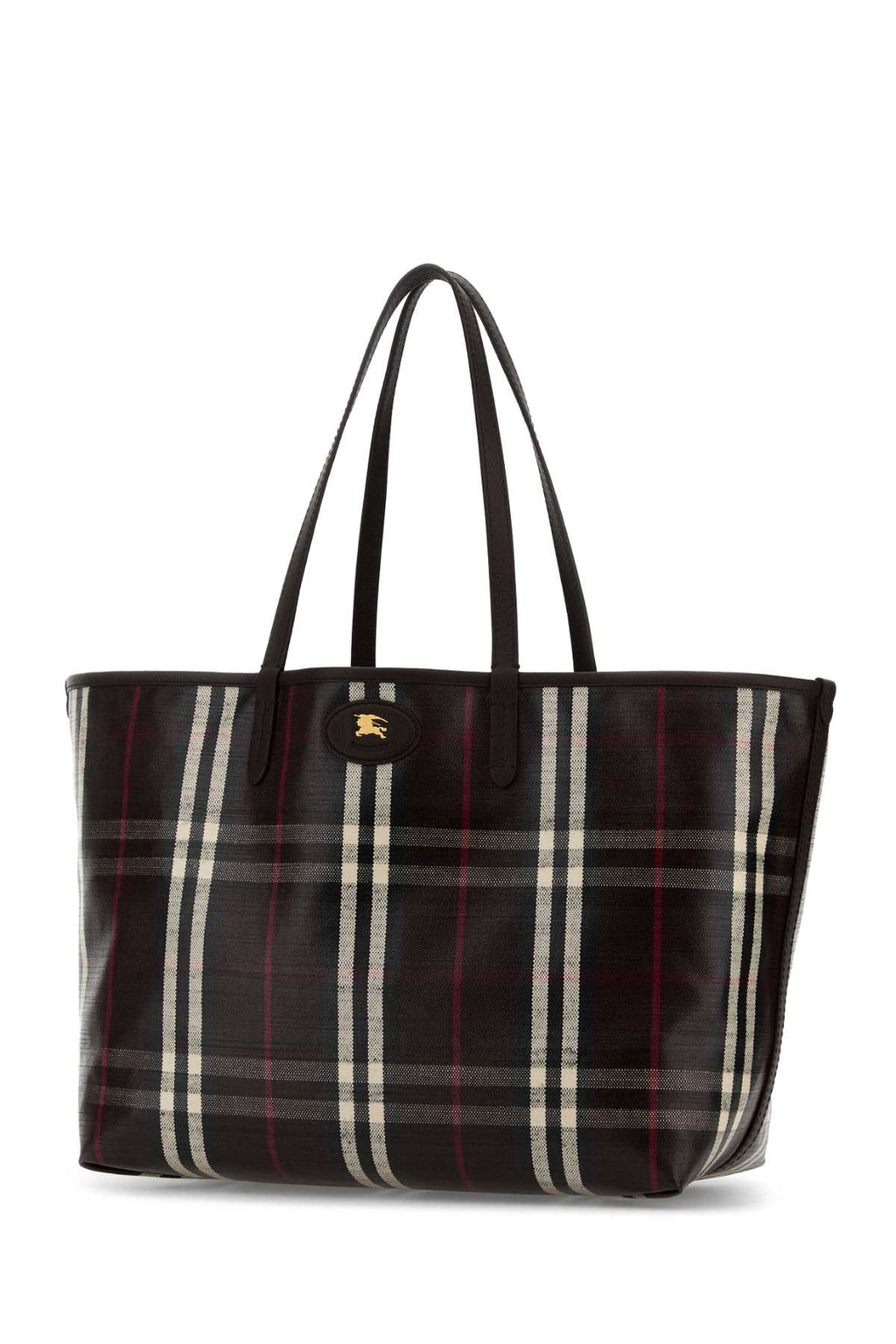 BURBERRY LL HIGHLANDS MD TOTE WWW For Women Exterior: 69% Cotton 21% Viscose 10% Linen