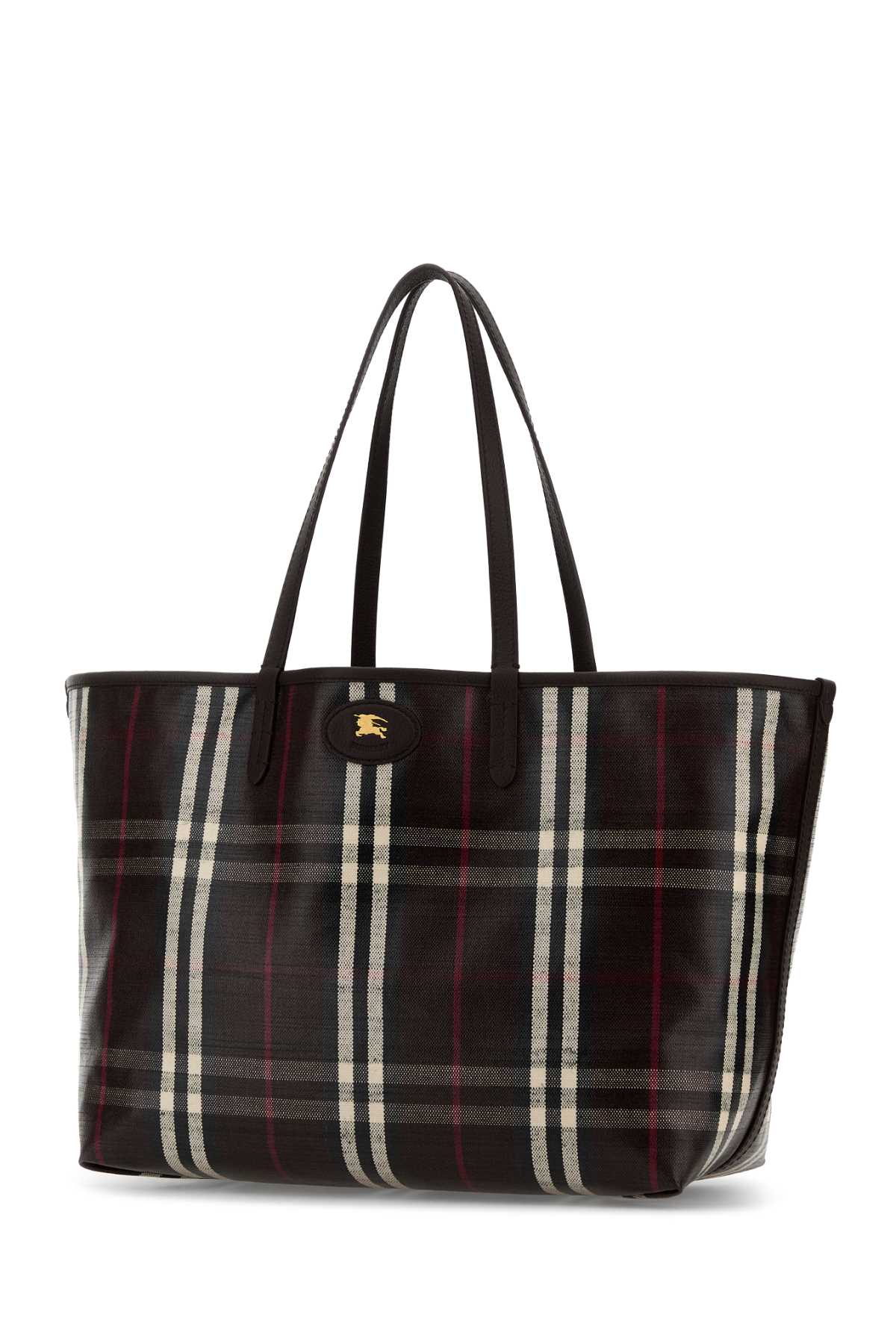 BURBERRY LL HIGHLANDS MD TOTE WWW For Women Exterior: 69% Cotton 21% Viscose 10% Linen