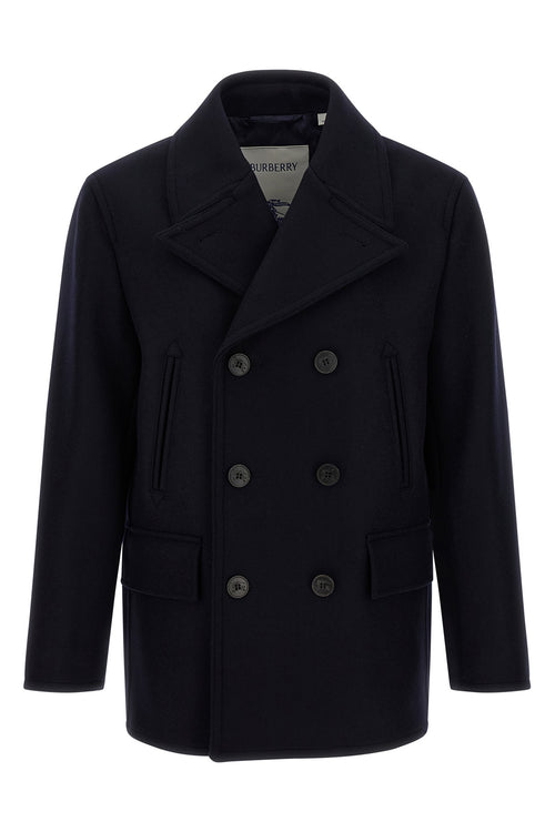 BURBERRY 'Shelborne' coat For Men 100% wool