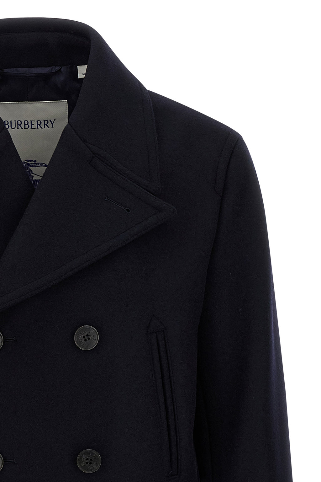 BURBERRY 'Shelborne' coat For Men 100% wool