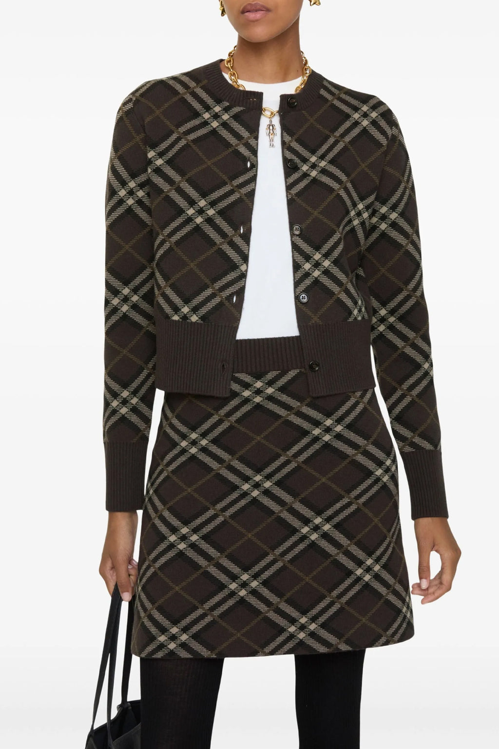BURBERRY 'Georgette' cardigan For Women 70% wo, 27% ws, 2% pa, 1% ea