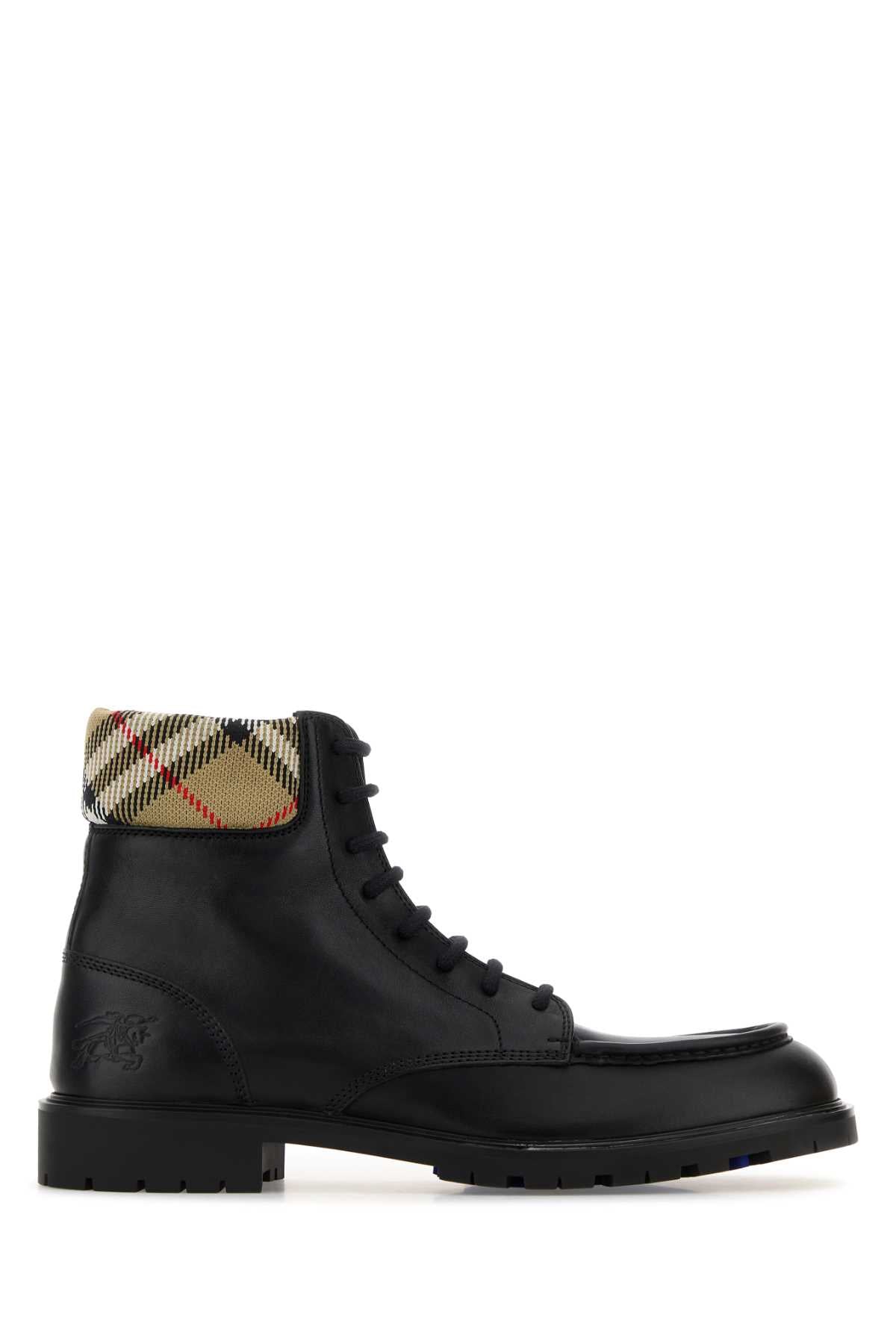 BURBERRY MF ROGUE LACE-UP BOOT For Men Exterior: 100% Leather Interior: 100% Leather Sole: Rubber