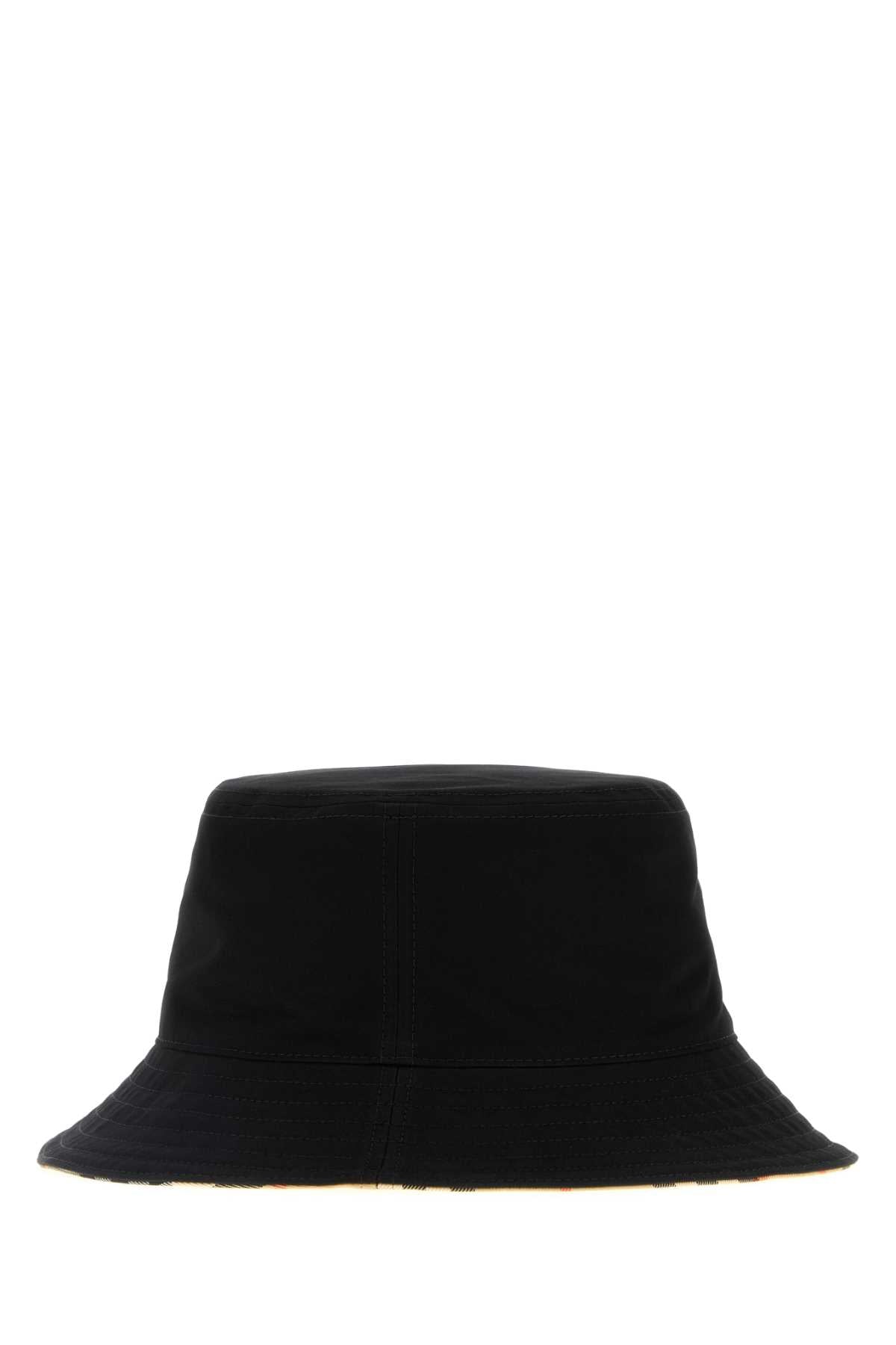 BURBERRY MH GABARDINE REV BUCKET For UNISEX Exterior: 100% Cotton Lining: 100% Cotton