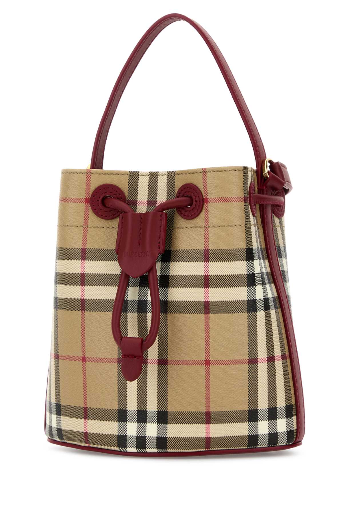 BURBERRY LL MN DRAWSTRING DFC For Women Exterior: 55% Polyurethane 25% Polyester 20% Cotton Lining: 100% Cotton Finishing: Golden metal