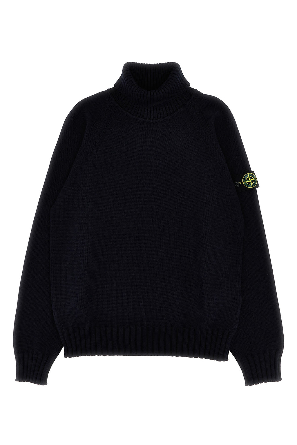 STONE ISLAND JUNIOR Logo badge sweater