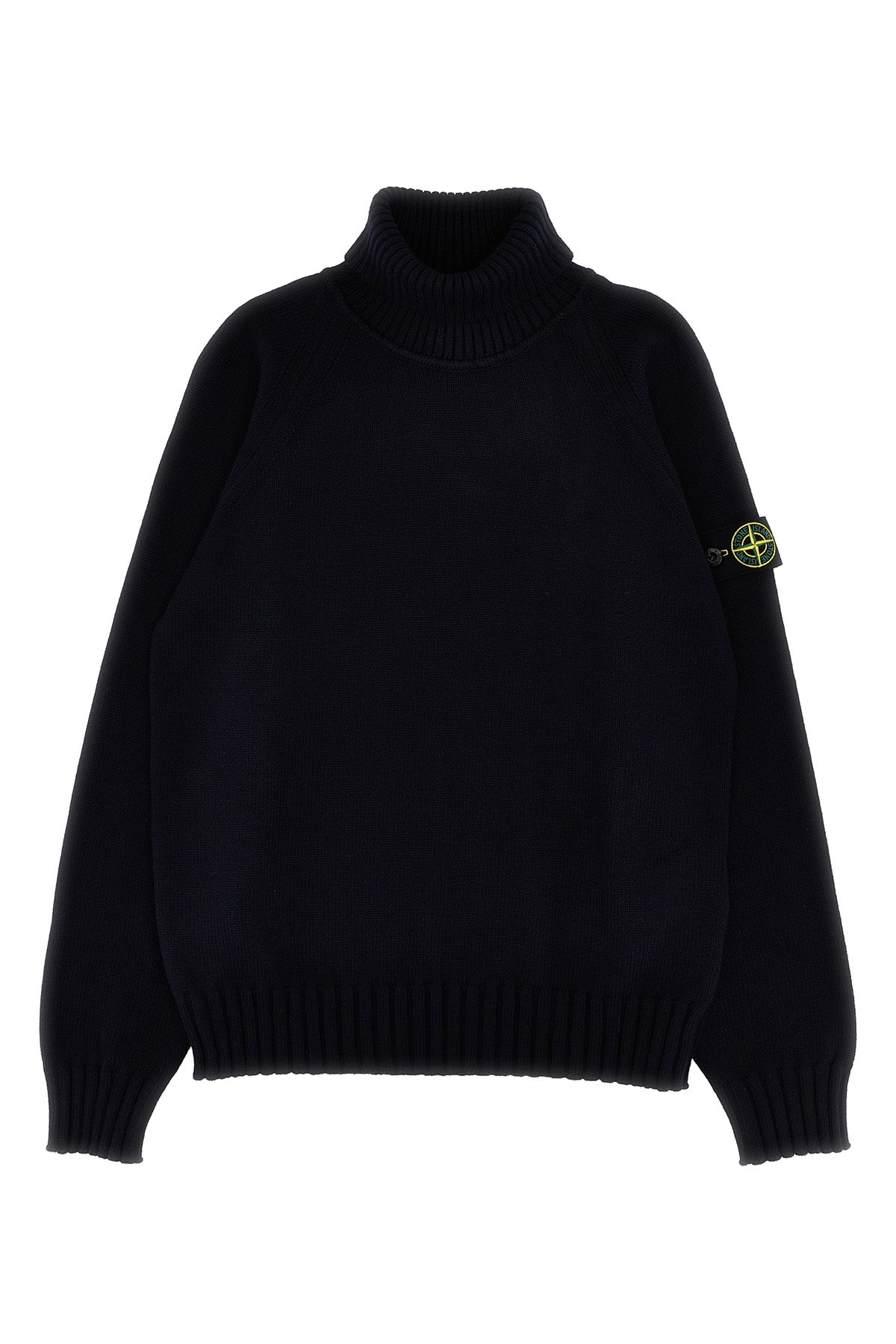 STONE ISLAND JUNIOR Logo badge sweater