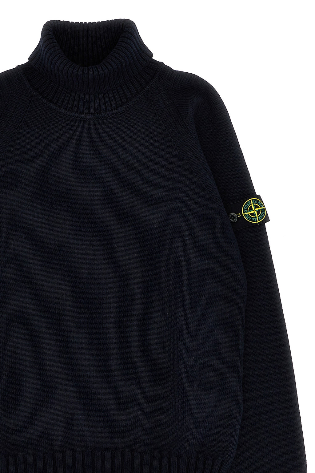 STONE ISLAND JUNIOR Logo badge sweater