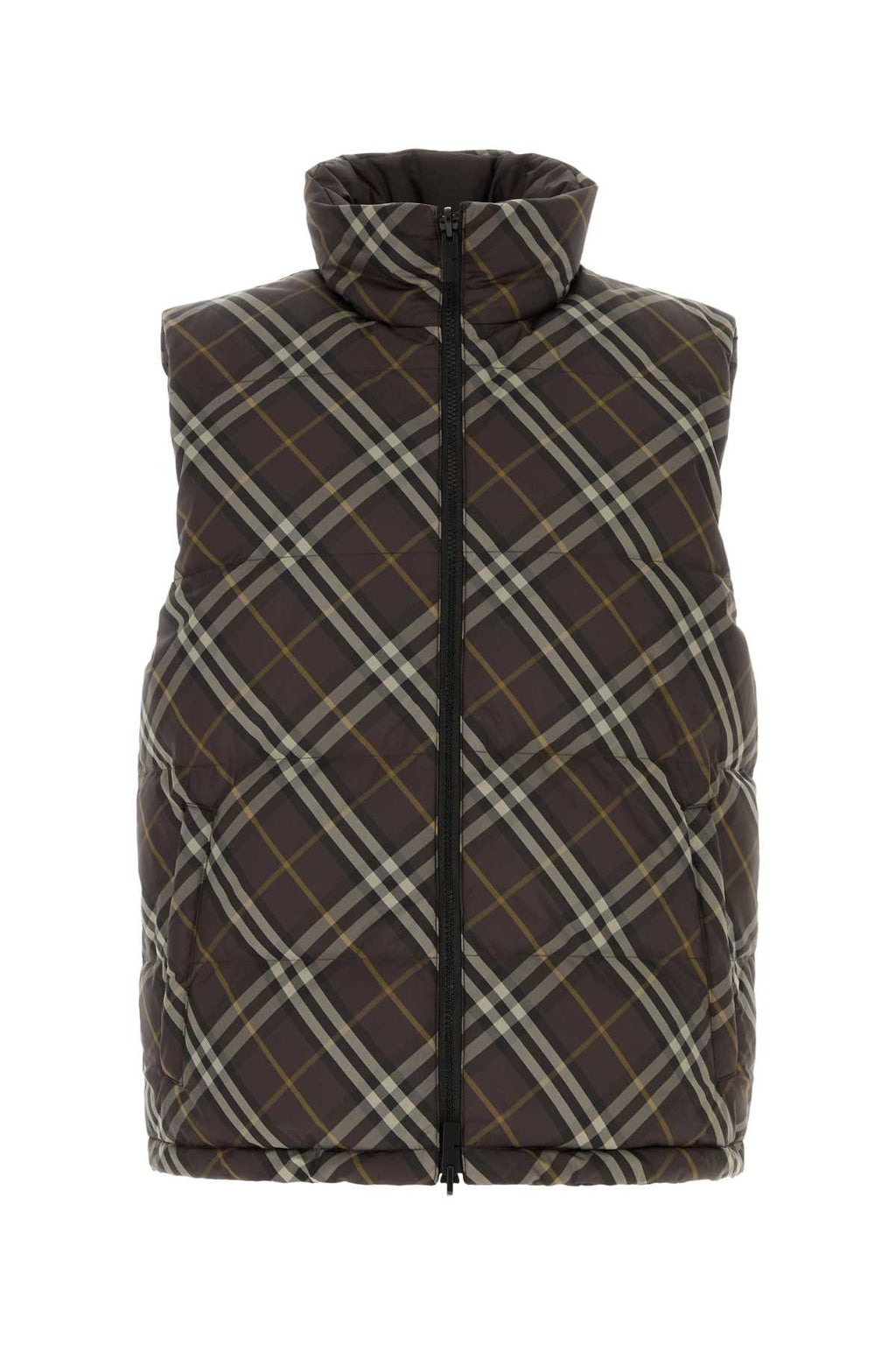 BURBERRY SNOWSHILL CHK REV For Men Exterior: 100% Polyester Lining: 100% Polyester Padding: 90% Down 10% Feather