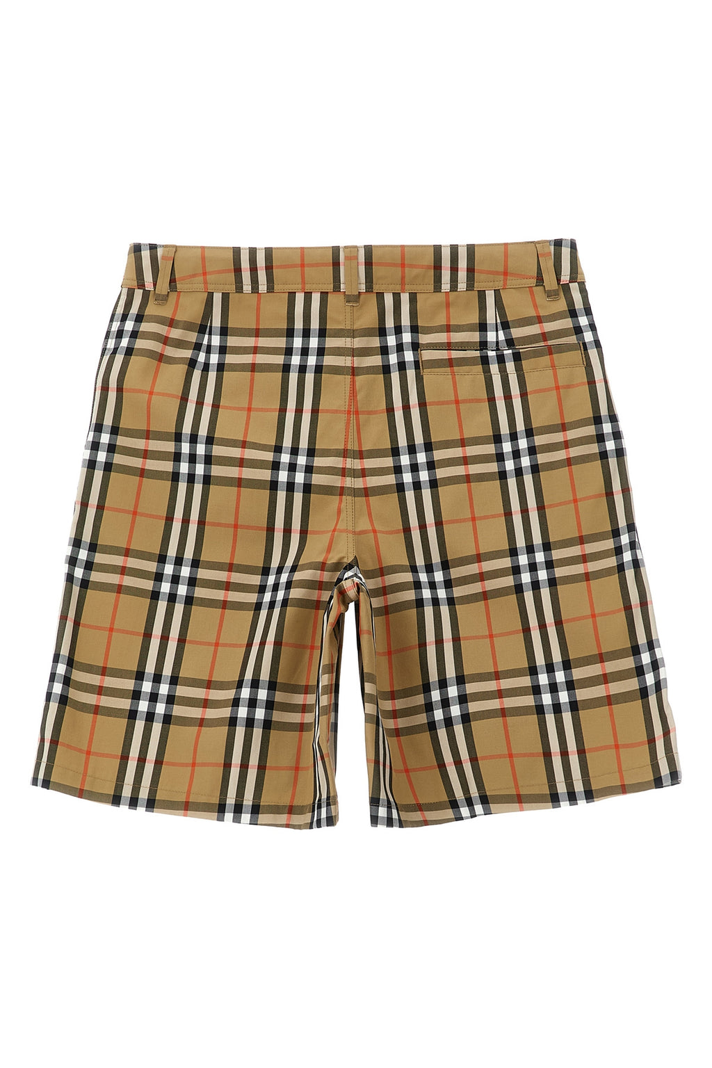 BURBERRY 'Oscar' bermuda shorts For Baby girl 100% cotton