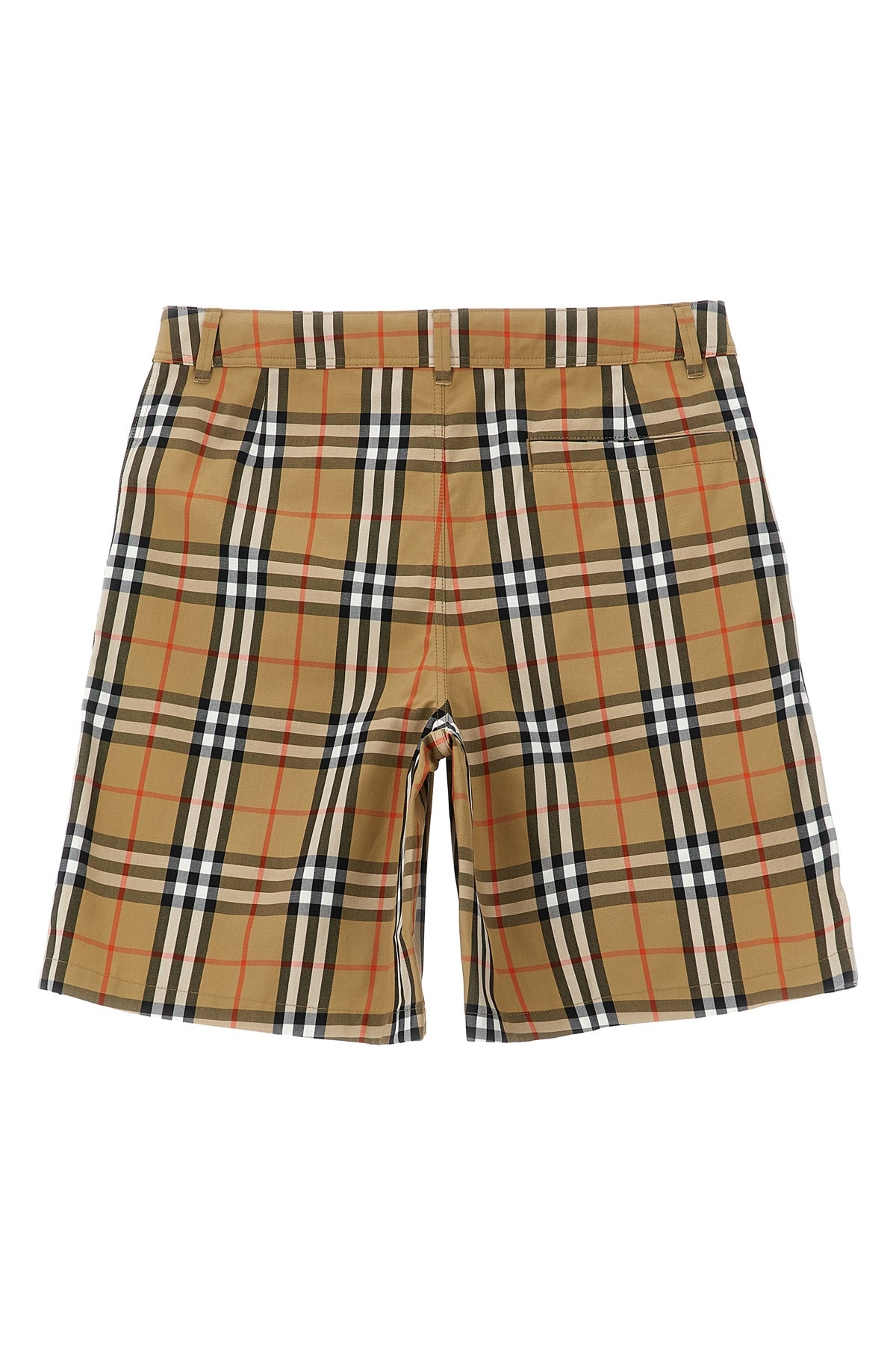 BURBERRY 'Oscar' bermuda shorts For Baby girl 100% cotton