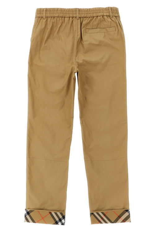 BURBERRY 'Sheldon' pants For Baby boy 100% cotton