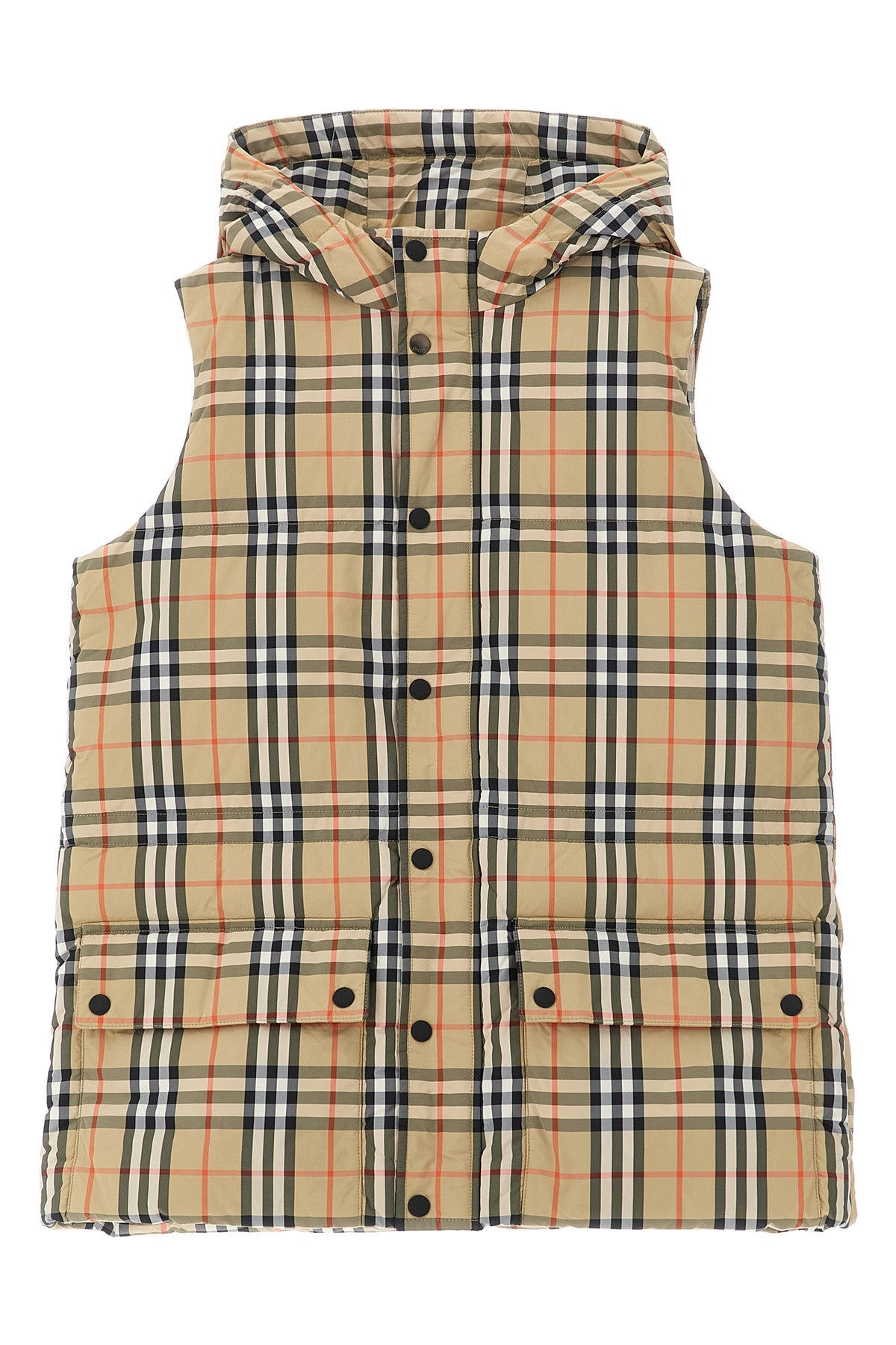 BURBERRY 'Franklin' vest For Unisex baby 100% polyamide