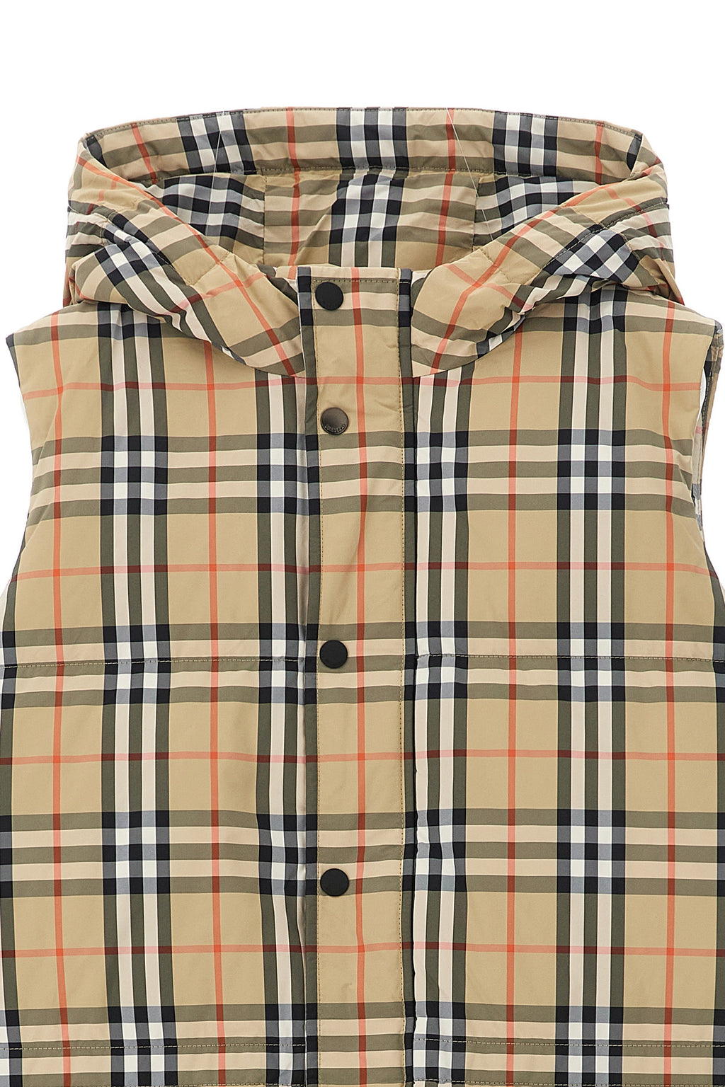 BURBERRY 'Franklin' vest For Unisex baby 100% polyamide
