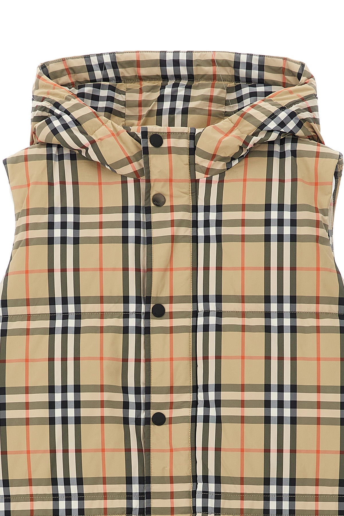 BURBERRY 'Franklin' vest For Unisex baby 100% polyamide