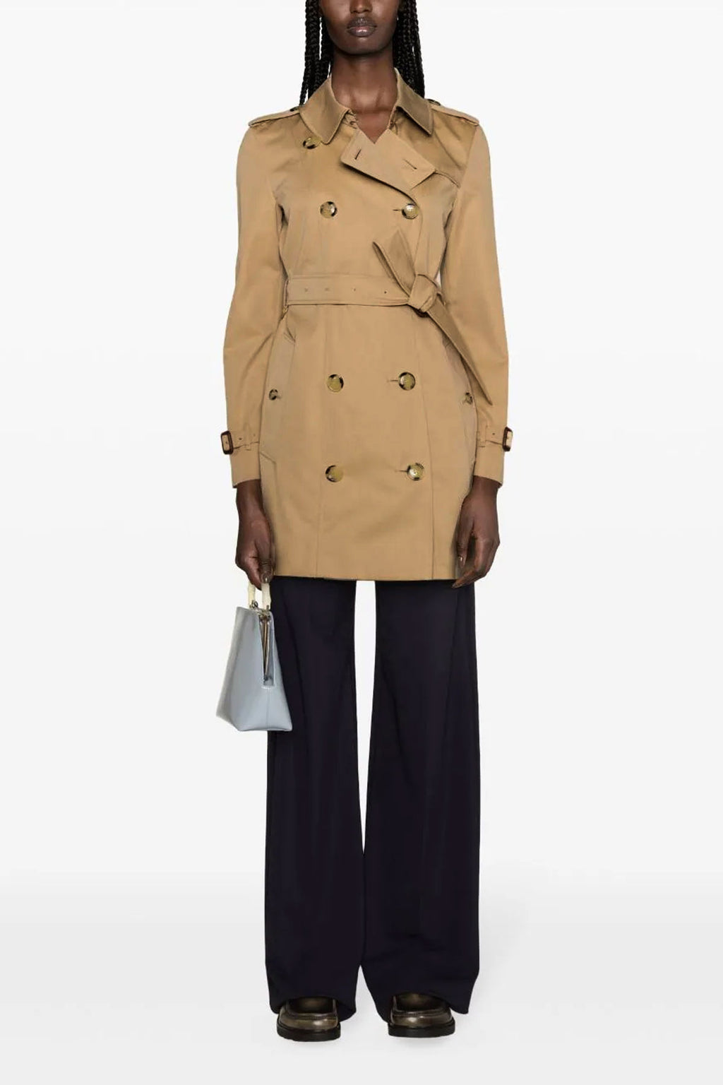 BURBERRY 'Chelsea' medium trench coat For Women 100% cotton