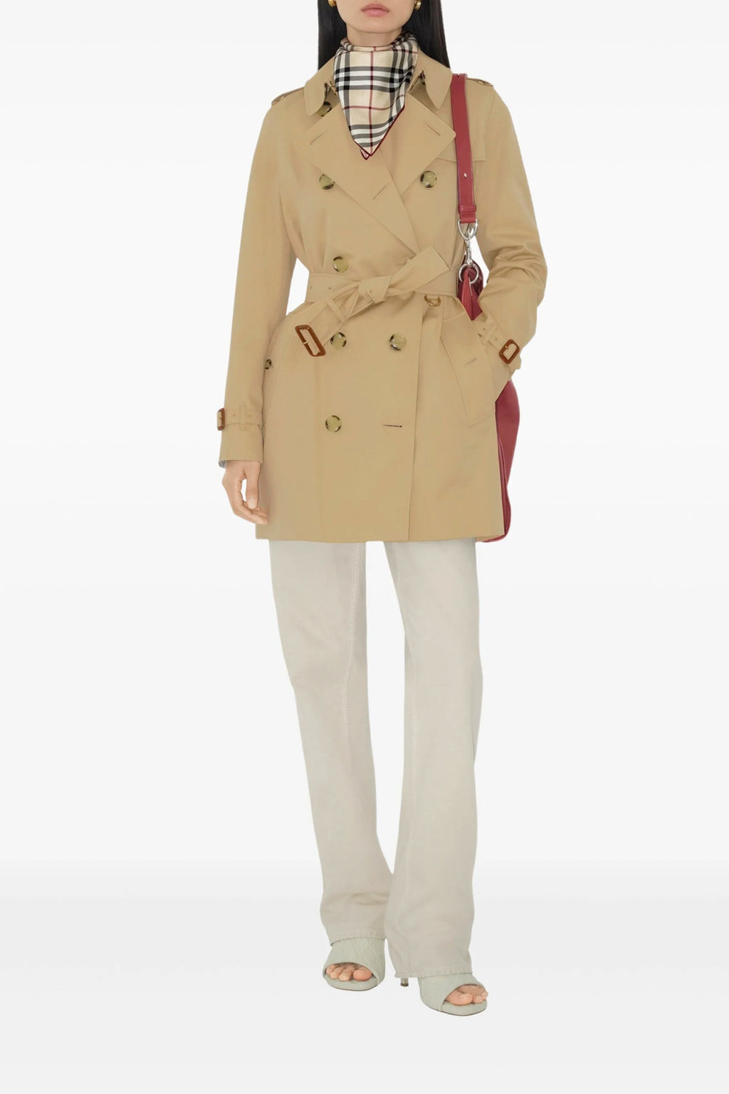 BURBERRY 'Kensington' trench coat For Women 100% cotton