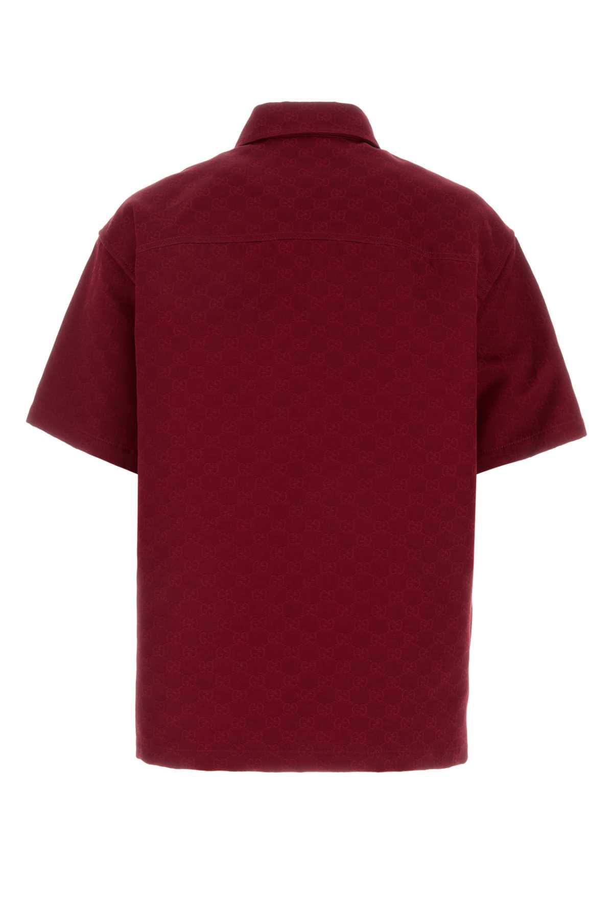 GUCCI OVER FIT WORK SHIRT DOUBLE GG For Men Exterior: 100% Cotton