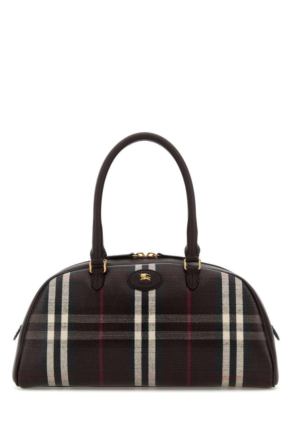 BURBERRY LL HIGHLANDS MD BOWLING WWW For Women Exterior: 69% Cotton 21% Viscose 10% Linen Lining: 100% Cotton Finishing: Golden metal