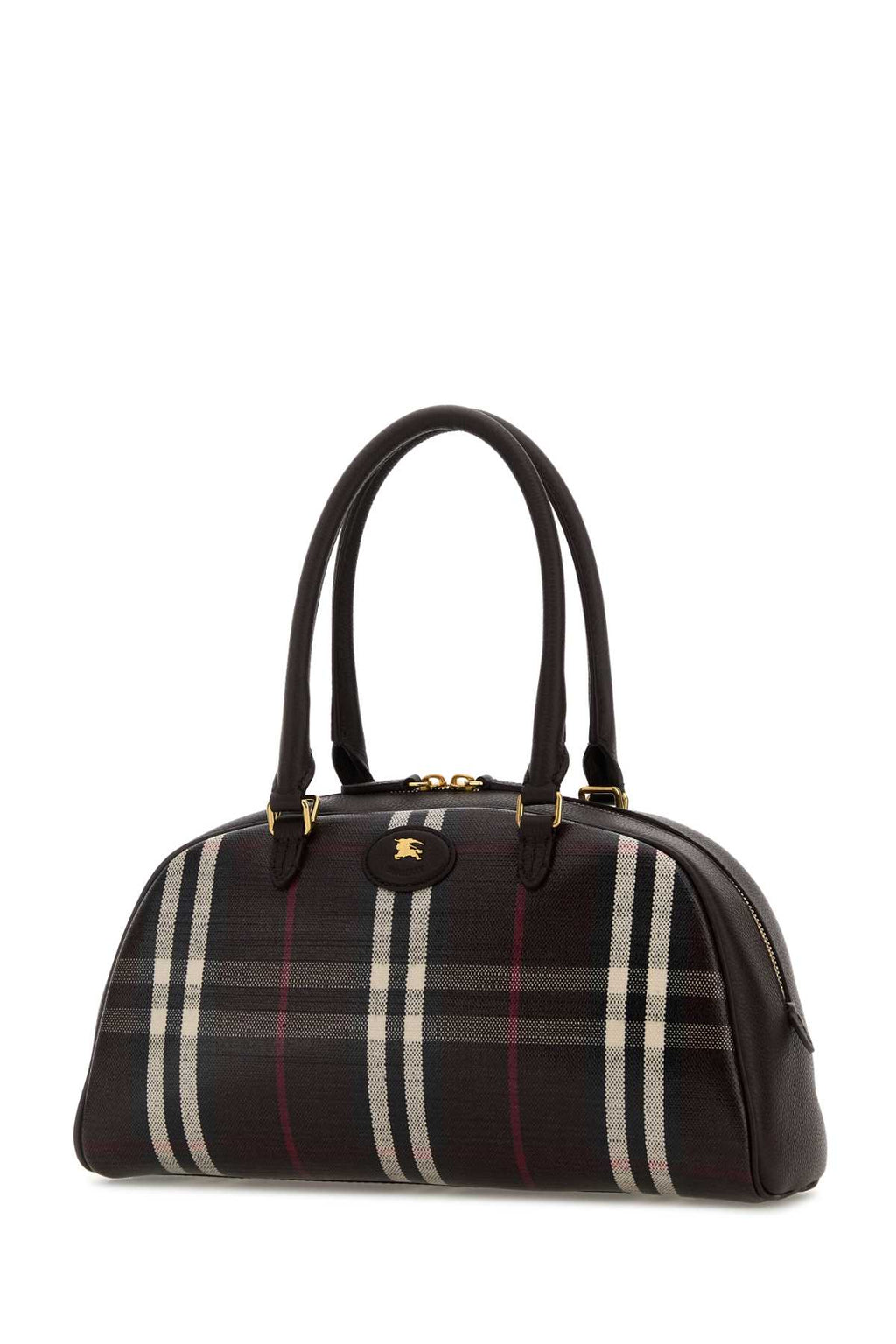 BURBERRY LL HIGHLANDS MD BOWLING WWW For Women Exterior: 69% Cotton 21% Viscose 10% Linen Lining: 100% Cotton Finishing: Golden metal