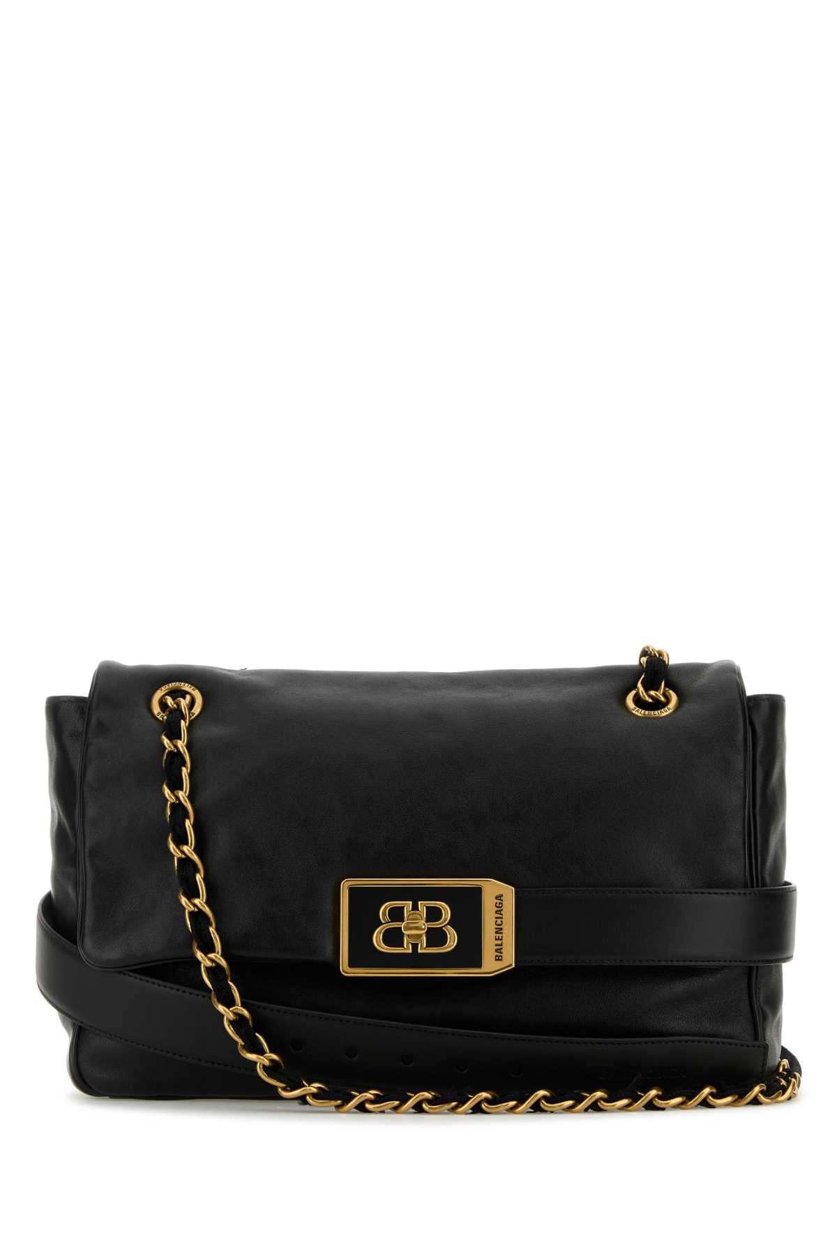 BALENCIAGA MODU FLAP CH BAG M For Women Exterior: 100% Calf Lining: 100% Fabric Finishing: Antiqued golden metal