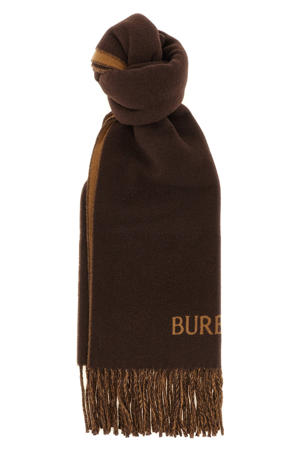 BURBERRY 'Knight' reversible scarf For Men 100% cashmere