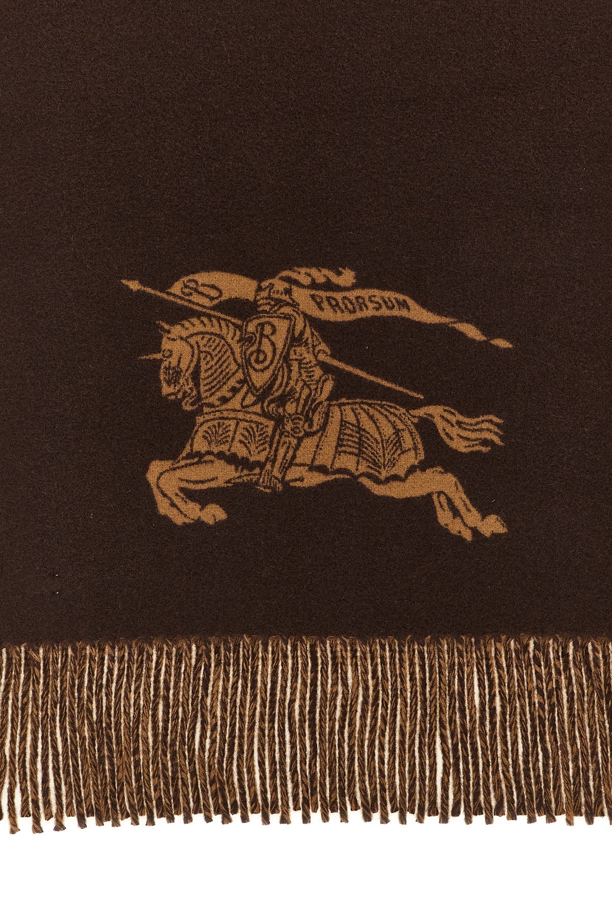 BURBERRY 'Knight' reversible scarf For Men 100% cashmere