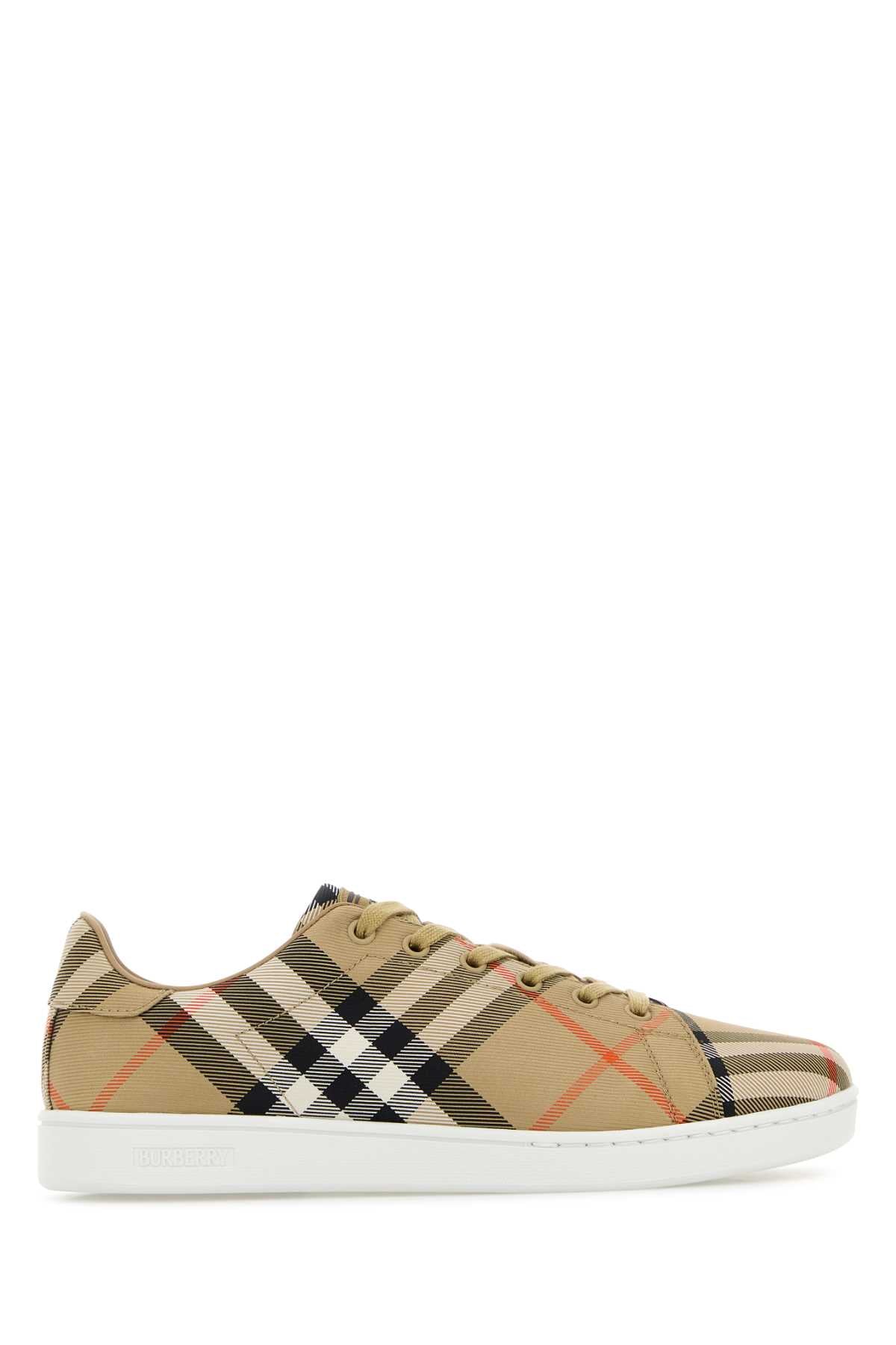 BURBERRY LF SET CHK For Women Exterior: 100% Fabric Interior: 100% Fabric Sole: Rubber