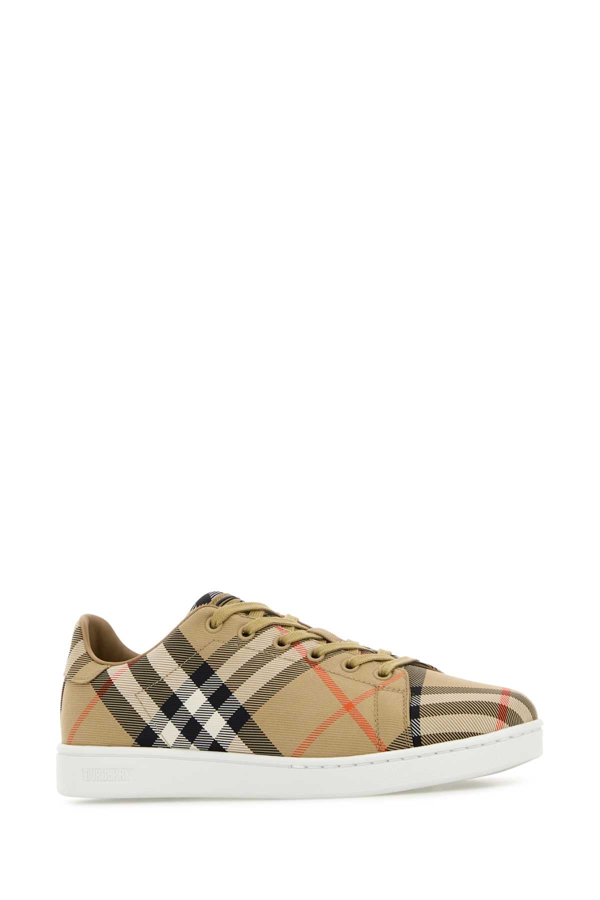 BURBERRY LF SET CHK For Women Exterior: 100% Fabric Interior: 100% Fabric Sole: Rubber