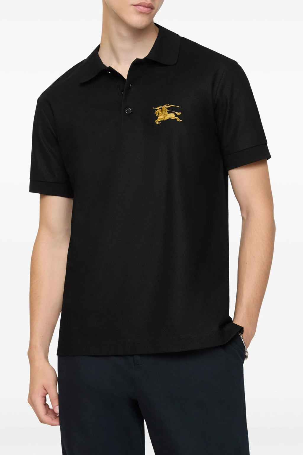 BURBERRY Embroidery polo shirt