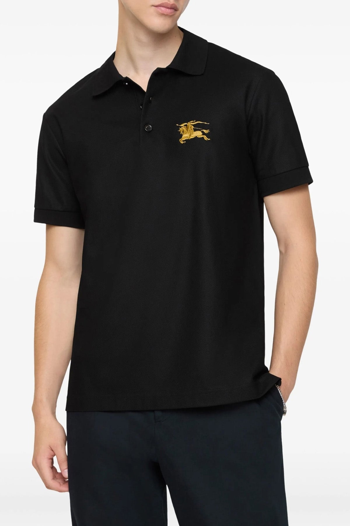 BURBERRY Embroidery polo shirt